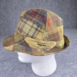 Vintage STETSON Patchwork Walking Hat / Fedora-Crown Bucket Hat - Large